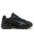 Black and gray sneaker on a white background