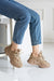 İnan Ayakkabı Women's Fashion Fashion Shoes, Beige - Fashion Shoes