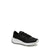 Black loafer shoe on a white background