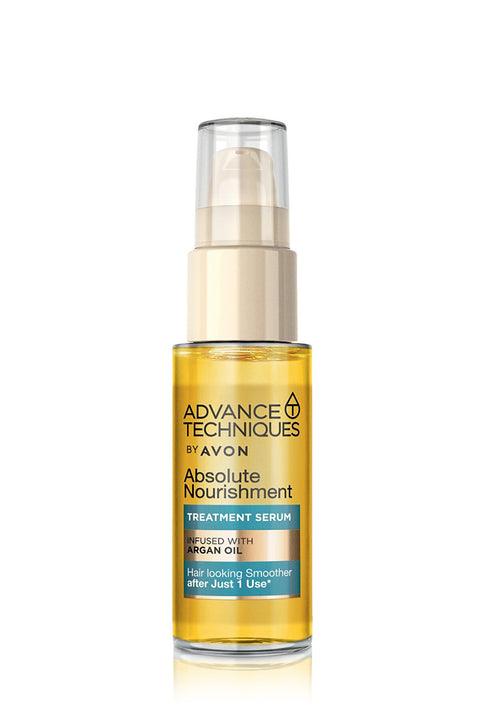 Avon Advance Techniques Nourishing Hair Serum with Moroccan Argan Oil 30ml  (AV6)