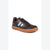 Jump Men's Brown Dark Brown Leather & Suede Low-Top Sneakers