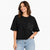 Sinsay Women's Black With Chest Pocket T-Shirt