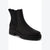 Toms Women's Black Nuback Leather Bennet Chelsea Boot
