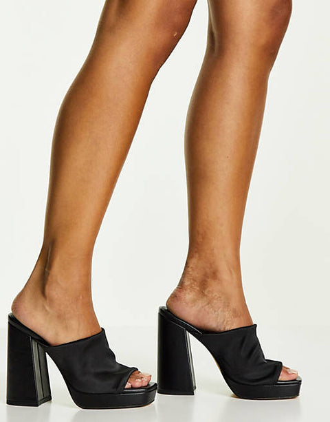 TopShop  Women's Black Heel ANS437(shoes 58) shr