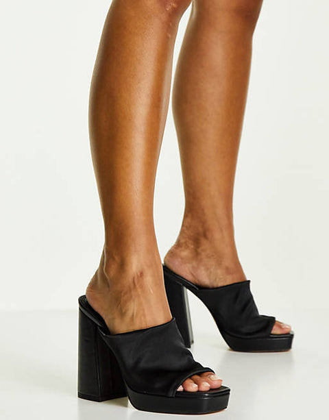 TopShop  Women's Black Heel ANS437(shoes 58) shr