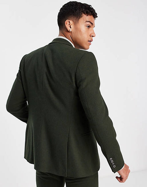 ASOS Design  Men's Green Blazer 111034868 ANF74  (AN57) SHR