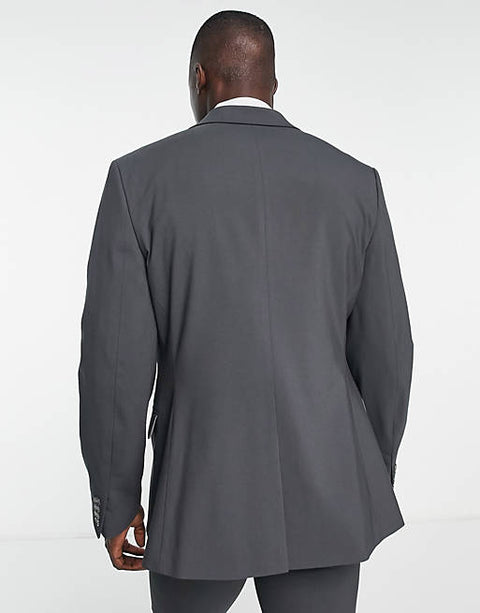 Asos Design Men's Dark Gray Blazer ANF395 (SHR)