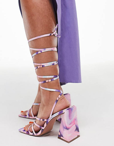 Asos Design  Women's Multicolor Heel ANS389 (Shoes52,53,54,56) shr