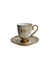 Al Sultan Ceramic Coffee Cups 6pcs + Saucers 6pcs / HD28-378