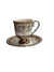 Al Sultan Ceramic Coffee Cups 6pcs + Saucers 6pcs / HD26-360A