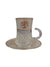 Al Sultan Transparent Glass Tea Cups 6pcs + Saucers 6pcs HD28-289 | Al Sultan In Lebanon