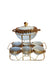 Al Sultan White & Silver Soup Pot Set 7pcs With Stand HD28-235 | Al Sultan In Lebanon