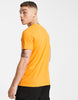 Jack & Jones Men's Orange Printed Logo T-Shirt | Jack & Jones In Lebanon