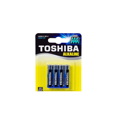 Toshiba Alkaline AAA 4 Pack