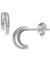 Giani Bernini Women's Sterling Silver Double-Row C-Hoop Stud Earrings|Giani Bernini In Lebanon