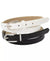 I.N.C. International Concepts Women's Back & White Pack Of 2 Snake & Solid Belt | I.N.C. International Concepts In Lebanon