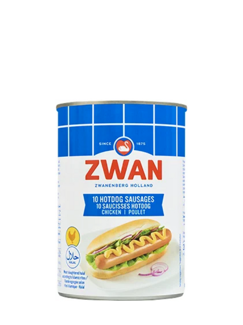 Zwan HotDog Sausages Chicken 10pcs 400g