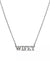 Giani Bernini Women's Sterling Silver Cubic Zirconia Wifey Pendant Necklace | Giani Bernini In Lebanon