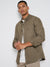 Sinsay Men's Olive Green Regular Fit Cotton Long Sleeve Shirt|Sinsay In Lebanon