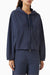 Emporio Armani Women's Navy Logo-Embroidered Zip-Up Hooded Jacket | Emporio Armani In Lebanon