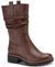 Sun + Stone Women's Brown Nelliee Lug Sole Slouch Boots | Sun + Stone In Lebanon