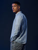 Sinsay Men's Light Grey Slim Fit Collar Shirt | Sinsay In Lebanon