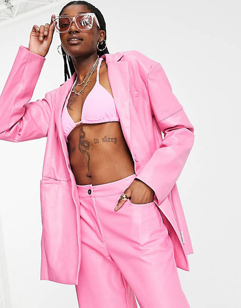 Collusion Women's Pink Blazer ANF11 (AN89,AN11)(zone2)