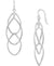 Giani Bernini Women's Silver Triple Teardrop Wire Drop Earrings | Giani Bernini In Lebanon