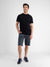 Lerros Men's Charcoal Gray Sporty Cargo Dawson Belted Shorts | Lerros In Lebanon