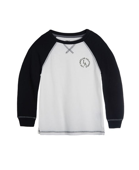 Epic Threads Boy's White & Black Sweatshirt ABFK45 (LR84,86ma28,lr96,94)