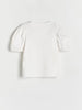 Reserved Girls’ White Puff-Sleeve Embroidered Top | Reserved in Lebanon
