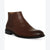 Madden Men's Brown Maxxin Round Toe Faux Leather Chelsea Boots