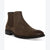 Madden Men's Dark Brown Maxxin Round Toe Faux Leather Chelsea Boots
