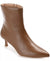 Journee Collection Women's Brown Arely Kitten Heel Pointed Toe Dress Booties | Journee Collection In Lebanon