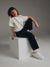 Reserved Girl's White With A Pocket T-Shirt | Reserved In Lebanon