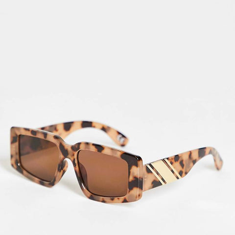 ASOS Design Women's Brown Sunglasses AMA34  (AMA3) (lr94)