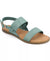 Journee Collection Women's Aqua Lavine Double Strap Flat Sandals |Journee Collection In Lebanon
