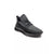 Black sandal with straps on a white background