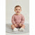 Sinsay Baby Girl Dusty Rose Ruffled Neckline and Cuffs Blouse