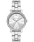 Michael Kors Women's Silver Corey Three-Hand Silver-Tone Stainless Steel Watch 38mm | Michael Kors In Lebanon