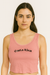 Forever 21 Women's Pink Costa Rica Script Embroidery Sleeveless Crop Top | Forever 21 In Lebanon