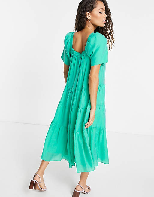 Forever New Women's Green Dress AMF1006(TR5)(SHR)