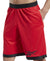 Reebok Men's Red Regular-Fit Logo-Print Mesh Basketball Shorts | Reebok In Lebanon