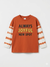 Zara Boy's Camel Printed Sweatshirt | Zara In Lebanon