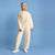 Sinsay Women's Light Yellow Cotton Lounge Sweatpants