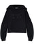 Emporio Armani Women's Black Raised Rubber Logo Hoodie | Emporio Armani In Lebanon