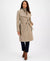Calvin Klein Women's Beige Wool Blend Belted Wrap Coat|Calvin Klein In Lebanon
