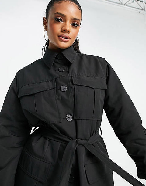 Asyou Women's Black Jacket ANF286 (AN74)