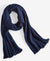 Charter Club Women's Navy Ribbed 100% Cashmere Scarf | Charter Club In Lebanon