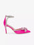Steve Madden Lumiere Fuchisia Satin Sandal's | Steve Madden In Lebanon